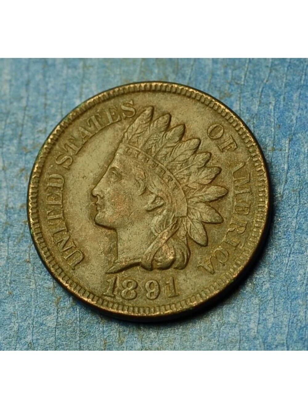 W159 1891 Indian Head Cent Penny 1c - 🔥🔥THE DETAIL 🔥🔥Check Out Our Store